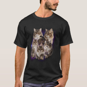 Camiseta Gatos Persa Retro Vintage 90s Design Funny Pet Ow