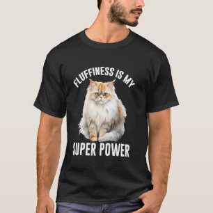 Camiseta Gatos Persas A FOFURA É MEU SUPERPODER Engraçado P