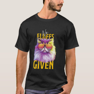 Camiseta Gatos Persas Engraçados SEM FLUFFS DADOS Gato Pers
