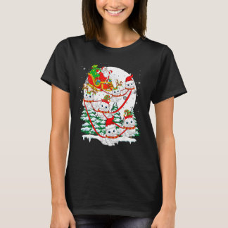 Camiseta Gatos Persas Rena Santa Trenó Natal Dono de Gato
