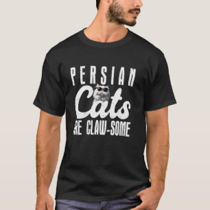 Camiseta GATOS PERSAS SÃO UNHAS-DEMASIS Amante de Gatos Div