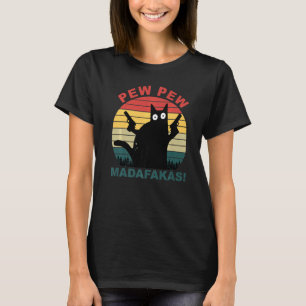 Camiseta Gatos Pew Pew Madafakas Cat