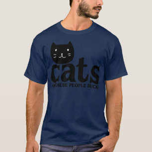 Camiseta Gatos Porque Pessoas Sujam1