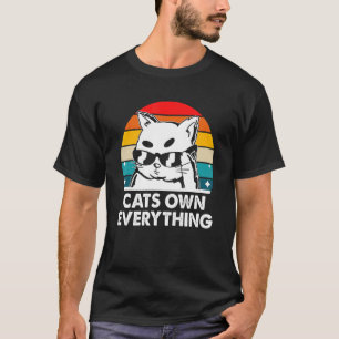 Camiseta Gatos Possuem Tudo Gato Humor Gatinho Mãe de Gat