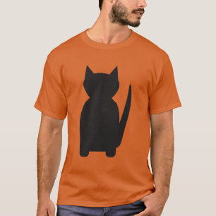 Camiseta Gatos preto de silhuetas no Halloween e Rico