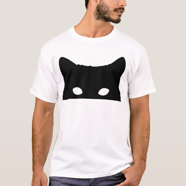 Camiseta gatos pretos (Frente)
