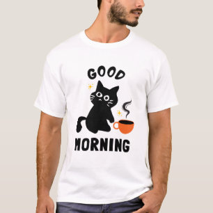 Camiseta gatos pretos bonitos