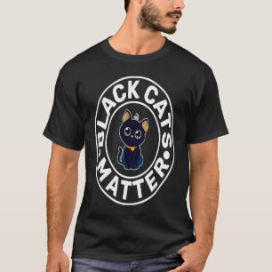 Camiseta Gatos Pretos Importam Direitos dos Animais Ninhada