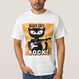 Camiseta GATOS PRETOS SÃO INCRÍVEIS! Gato de Desenho Preto