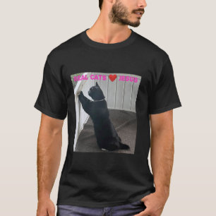 Camiseta Gatos Reais Amam Jesus