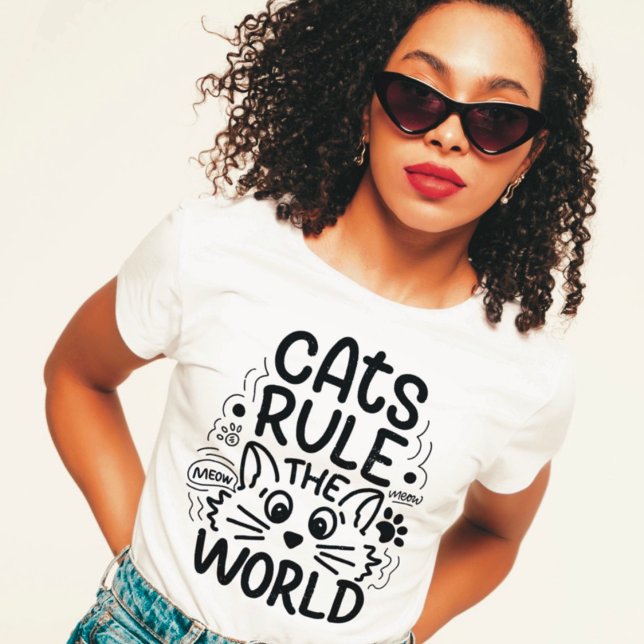 Camiseta Gatos Regem (Criador carregado)