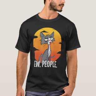 Camiseta Gatos Retrô Gatinhos Vintage Pessoas Ew Divertido