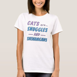 Camiseta Gatos são Abraços e Travessuras