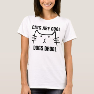 Camiseta GATOS SÃO CÃES LEGAL, t-shirts e capuzes, engraçad