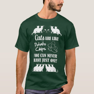 Camiseta Gatos São Como Batatas 