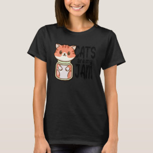 Camiseta Gatos São Meu Proprietário De Gatos Que Treinam An