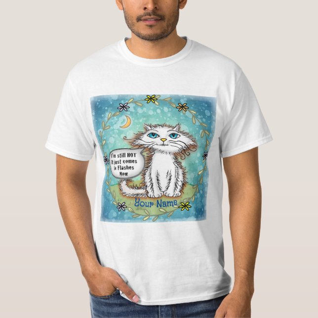 Camiseta Gatos Scraggles com Calores (Frente)