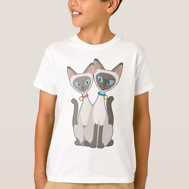 Camiseta Gatos Siamese (Frente)