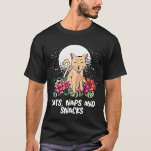 Camiseta Gatos Sonecas e Lanches Gato Ditos de Gatos Citaç