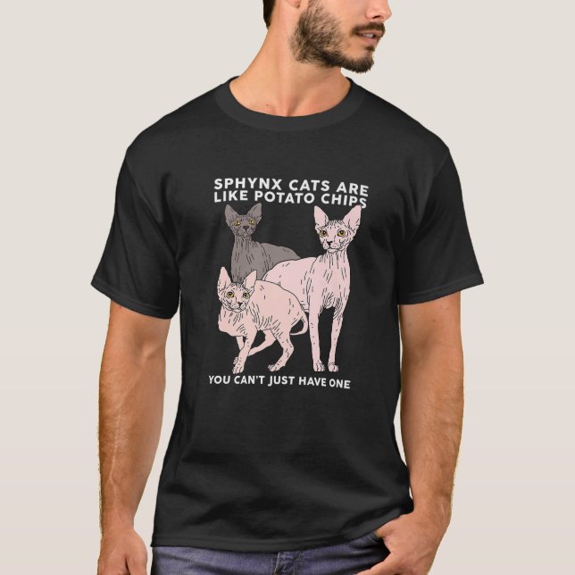Camiseta Gatos Sphynx São Como Sphinx Hairless Cat Owner Sp (Frente)