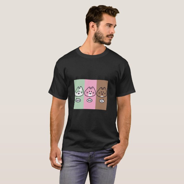 Camiseta Gatos Spumoni (Frente Completa)
