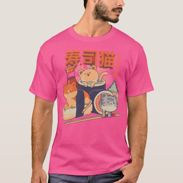 Camiseta Gatos Sushi (Frente)