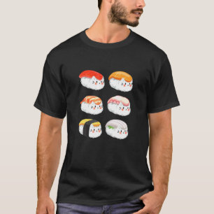 Camiseta Gatos Sushi Sixpack Para Todos Gato