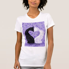 Camiseta Gatos T-Shirt Amor Bonito