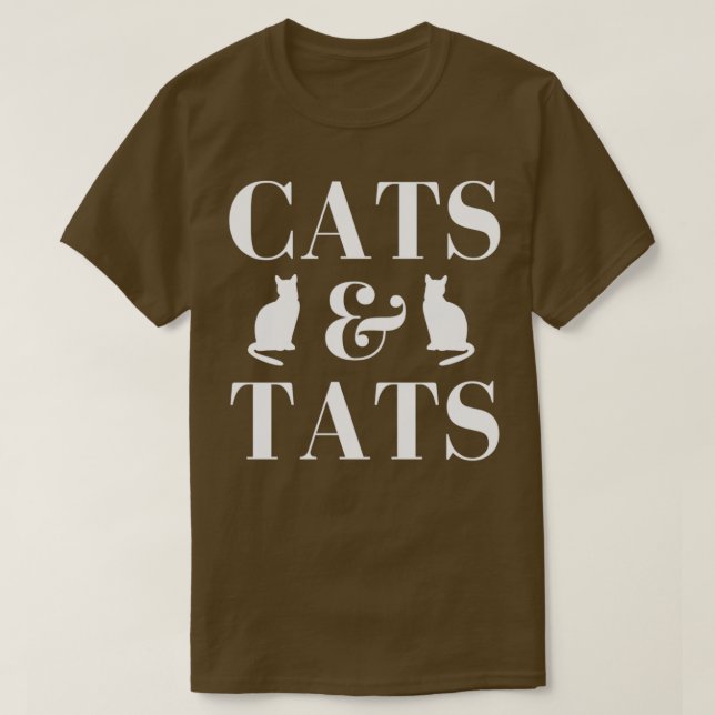 Camiseta Gatos, tatuagens e gatos, tatuagens e gatos (Frente do Design)