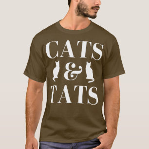 Camiseta Gatos, tatuagens e gatos, tatuagens e gatos