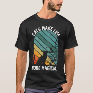 Camiseta gatos tornam a vida mais mágica