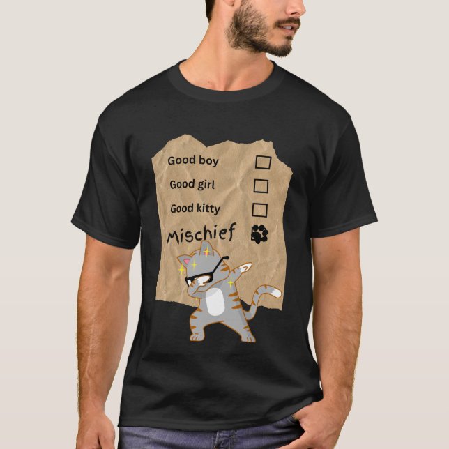 Camiseta Gatos travessos (Frente)