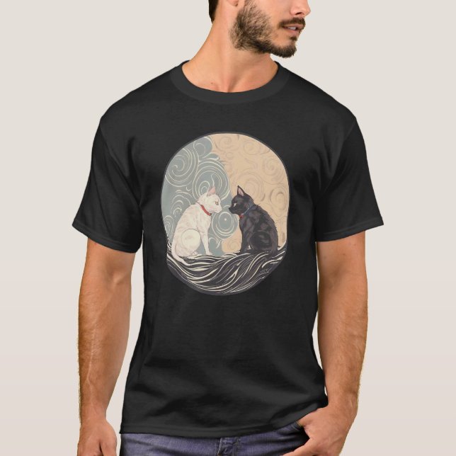 Camiseta Gatos Ukiyo e (Frente)