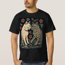 Gatos Ukiyo-e Harmonia Arte Japonês