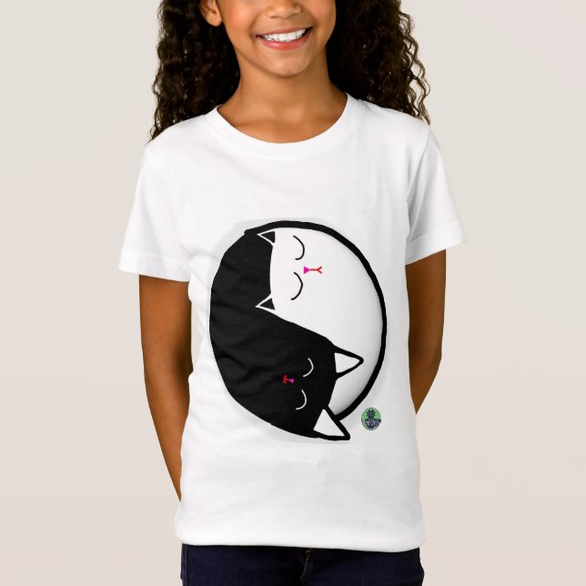 Camiseta Gatos Yin & Yang (Frente)