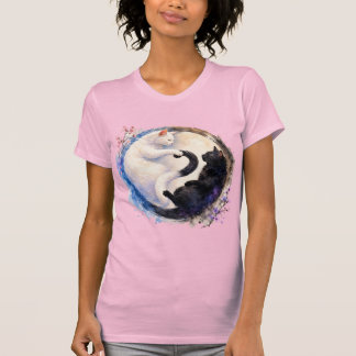 Camiseta Gatos Ying e Yang