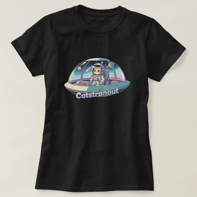 Camiseta Gatstranout (Frente do Design)