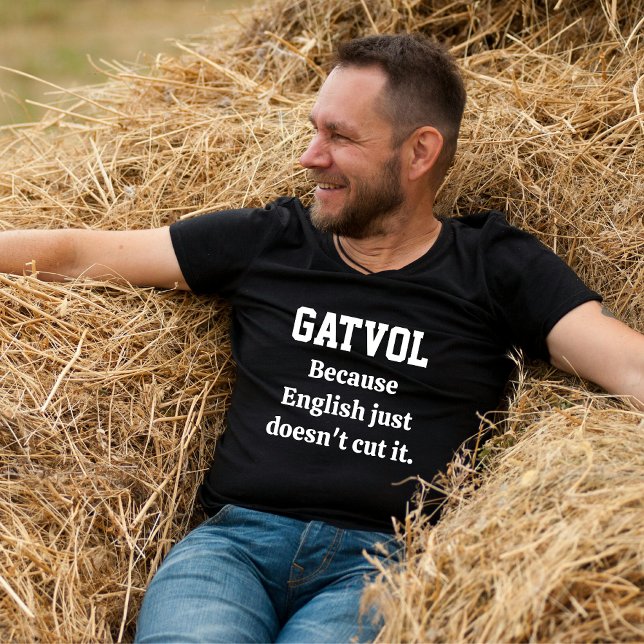 Camiseta Gatvol – Quando o Inglês Simplesmente Não (Criador carregado)