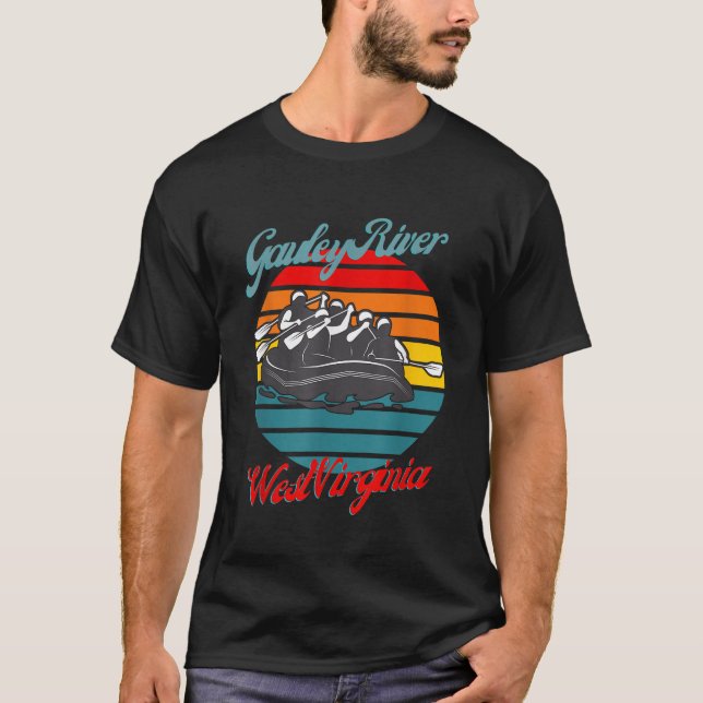 Camiseta Gauley River West Virginia White Water Rafing Can (Frente)