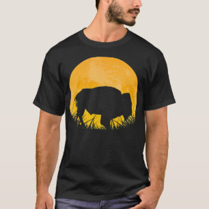 Camiseta Gaur Easy Halloween Outfit Indiano Bison O Moon Co