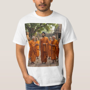 Camiseta Gautam Buddh Dhamma Sangha   Ar Histórico