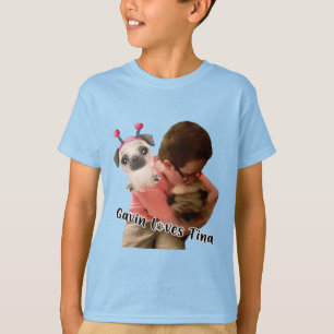 Camiseta Gavin ama t-shirt Tina