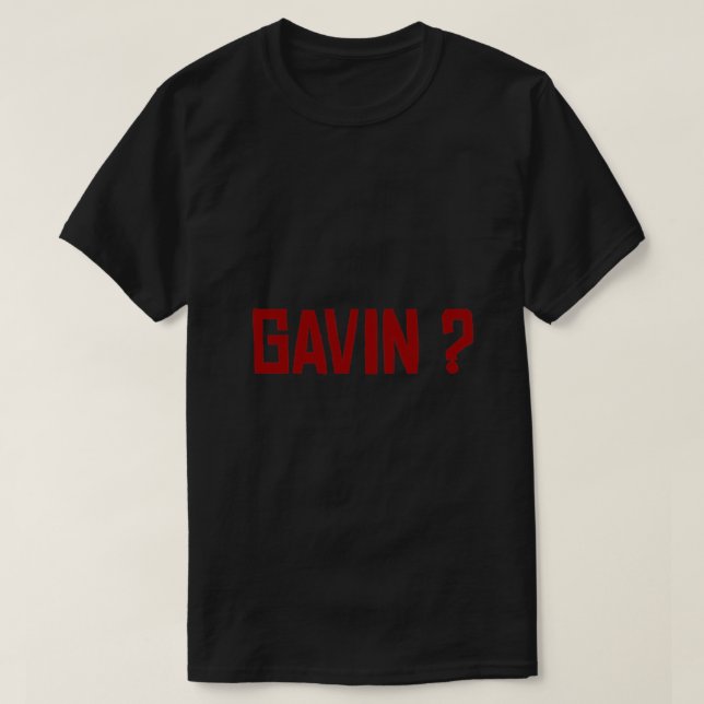 Camiseta Gavin Funny RDR2 Graphic Classic T-Shirt (Frente do Design)