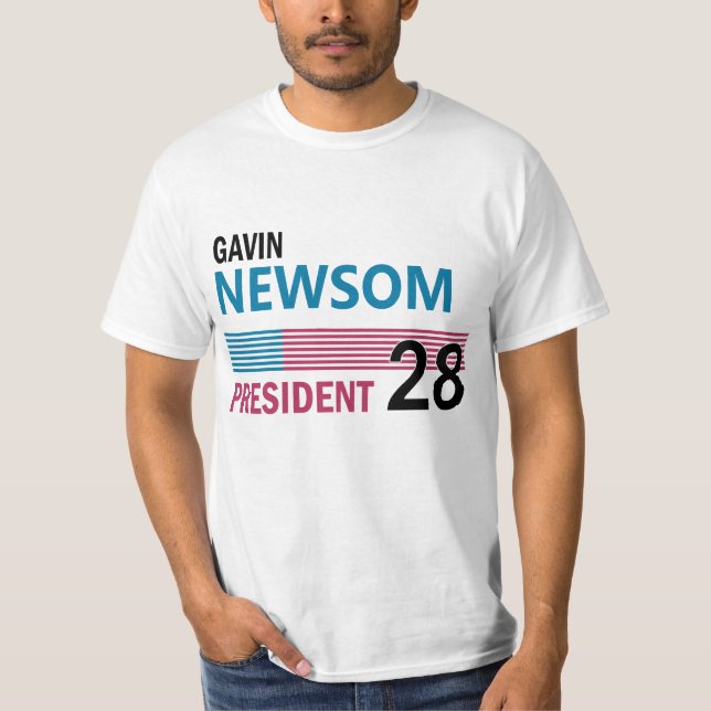 Camiseta Gavin Newsom 2028 (Frente)