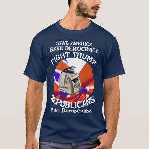 Camiseta Gavin Newsom para o presidente POTUS Trump