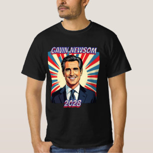Camiseta Gavin Newsom para Presidente 2028  