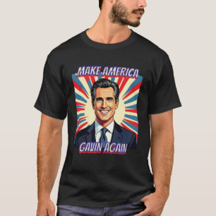 Camiseta Gavin Newsom para Presidente 2028   Tornar a Améri