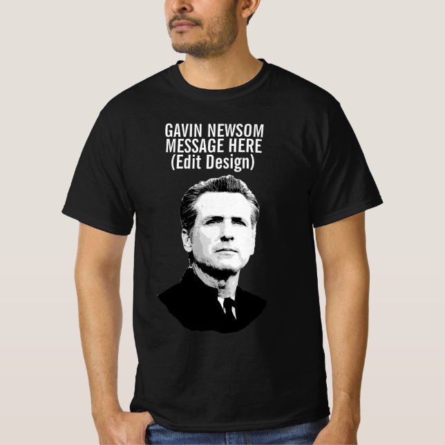 Camiseta Gavin Newsom Personalizado (Frente)