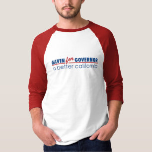 Camiseta Gavin para o governador
