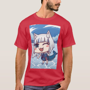 Camiseta Gawr Gura no FGO April Fools Style